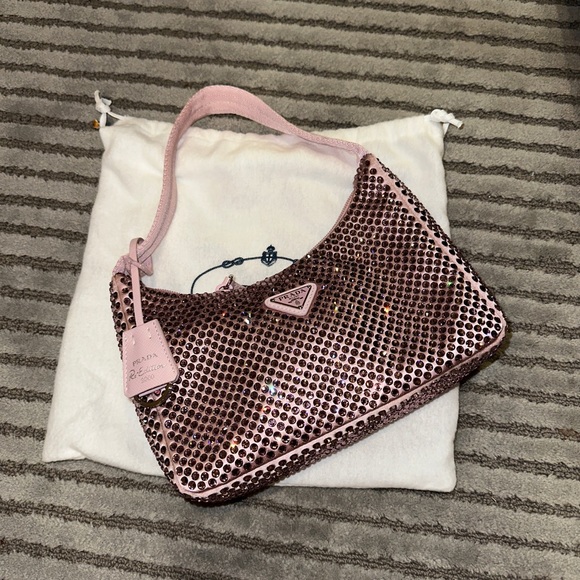 Prada re-edition crystals bag - Picture 3 of 14